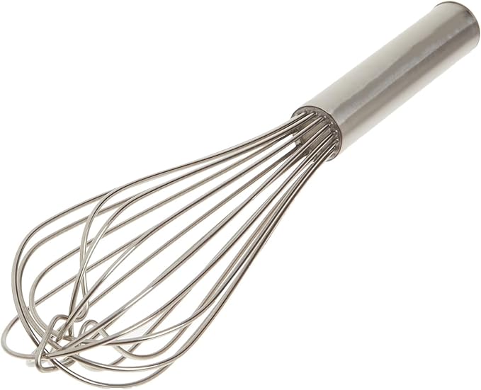 Soro Essentials- 12" Stainless Steel French Whip Whisk with Thick Rigid Wire- Wire Whisk Kitchen Whisk Balloon for Whisking Cooking Beating Blending Stirring Ingredients Mixing Sauces Baking Cake