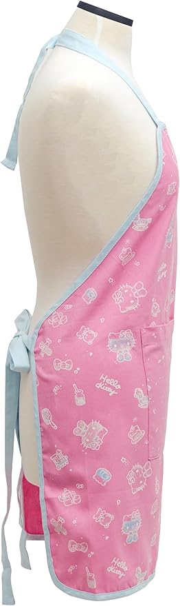 Handstand Kitchen Hello Kitty Print 28" Adult Apron and Pot Holder Set