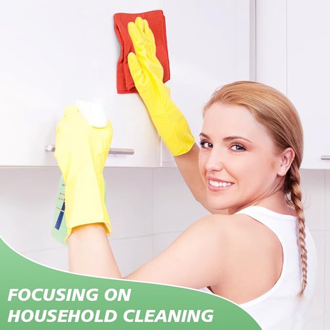 SINLAND Microfiber Dish Cloth for Washing Dishes Rags Best Kitchen Washcloth Cleaning Cloths 5 Color Assorted Meshless Cloth 12Inchx12Inch 10 Pack