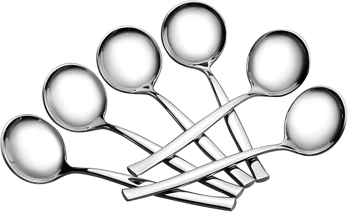 Small Stainless Steel Gravy Soup Ladles, Gravy Ladle Spoon, 8 Pieces