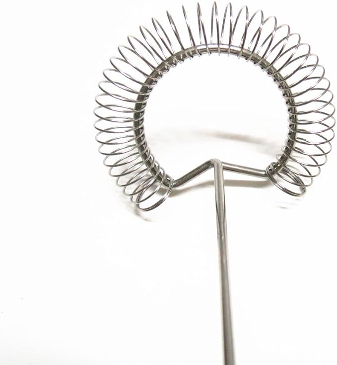 Egg Whisk Egg Beater Stainless Surround helixSpring Coil Egg Frother, Milk and Egg- Kitchen Utensils for Blending,Magic Hand Held Sauce Stirrer Frother 10"…