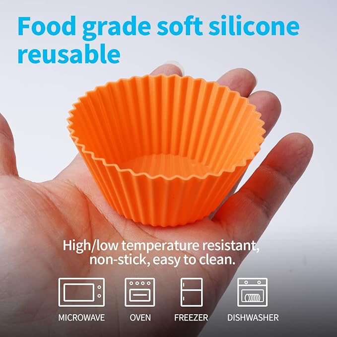 Doiaz Silicone Lunch Box Dividers, 46 Pcs Bento Bundle Lunch Box Kit for Kids Lunch Accessories, BPA Free, Dishwasher Safe