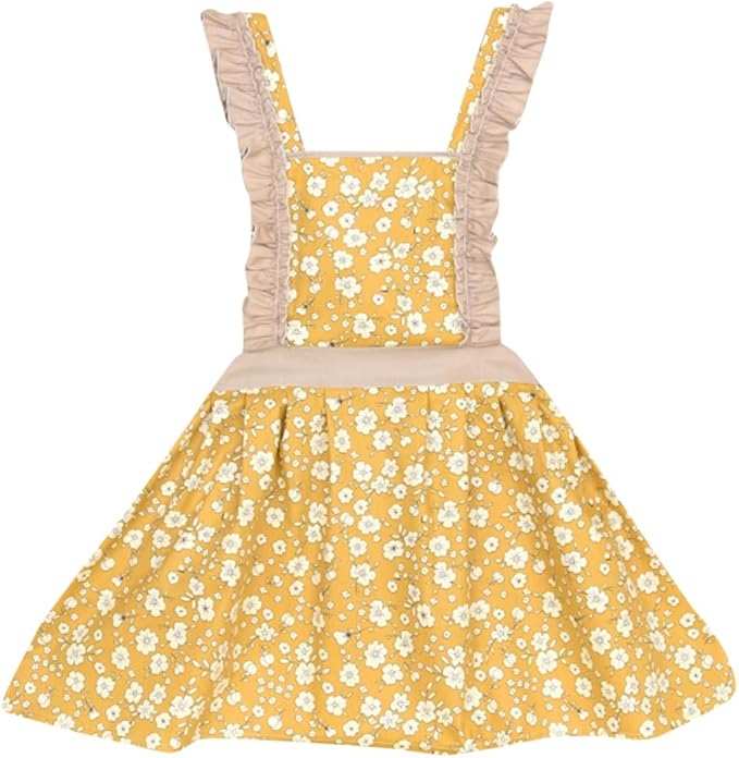 CRB Fashion Kids Cooking Baking Apron | Toddler, Little Girls, Cute Kitchen Chef Aprons