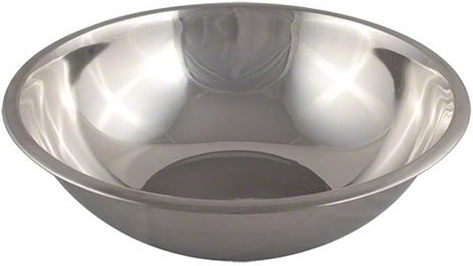 American Metalcraft 20 qt Stainless Steel Mixing Bowl,Silver