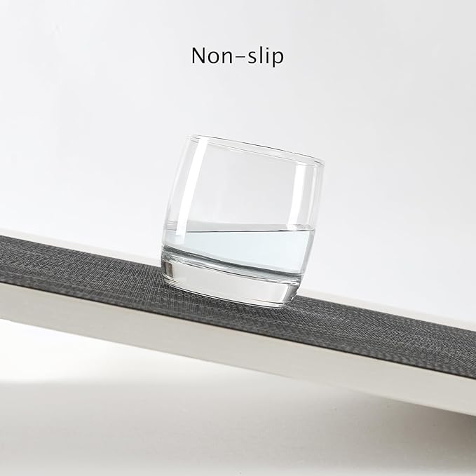 Myir JUN Placemats Set of 10, Vinyl Woven Placemats Place Mats Indoor Set of 10 Washable Table Mats Non-Slip Place mats for Dining Table (Dark Gray-Black)