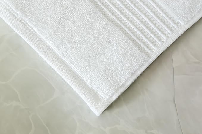 Milara Large Cotton Bath Sheet (35x70 Inches), Bath Sheets Extra Large Cotton, Oversized White Bath Towel, Ultra Soft, Thick & Highly Absorbent, Hotel Quality Spa Towels