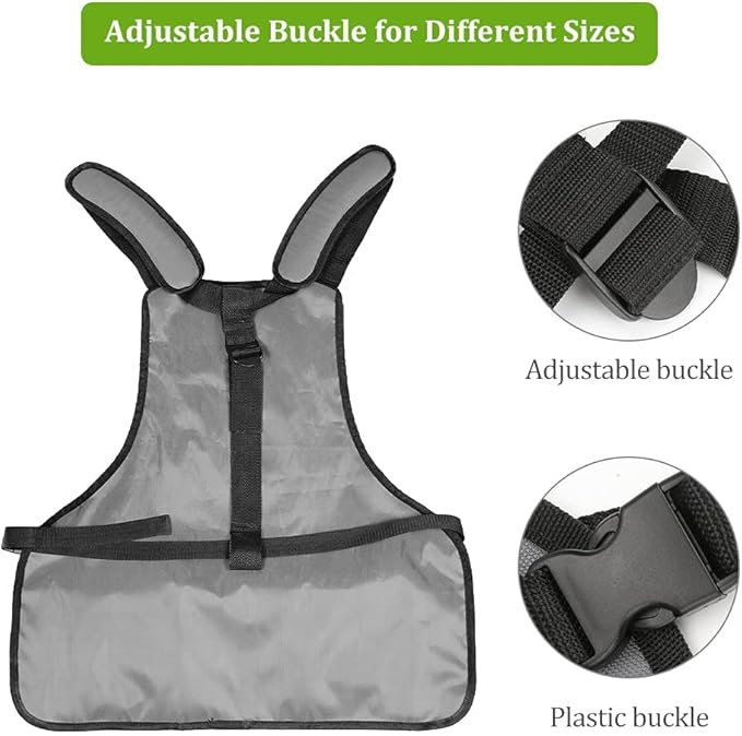 Laelr Garden Apron Oxford Cloth Work Apron With Pockets Adjustable Heavy Duty Tool Apron for Men & Women
