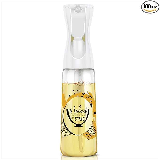 Mistifi Oliver Oil Sprayer for cooking, Spray bottle 12oz, Non-Aerosol Refillable Dispenser Oil Mister FS604 Salad Style
