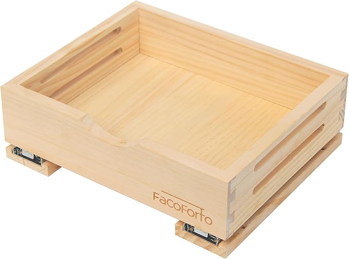 Kitchen Cabinet Organizer, Fully Assembled Drawer Wood Pull Out Tray Drawer Box Cabinet Slide Out Shelve, Wooden Pull-Out Shelf (W12''×D10''×H3'')