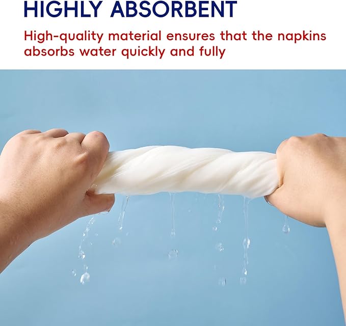 1000 Pack Disposable Bathroom Napkins Hand Towels for Bathroom, White Guest Napkins, Paper Towels for Kitchen, Parties