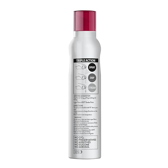 Mantova Grapeseed Oil, 100% Pure Cooking Spray with Omega-6, perfect for grilling, baking, or seasoning for cooking, our oil dispenser bottle lets you spray, drip, or stream with no waste, 5 oz