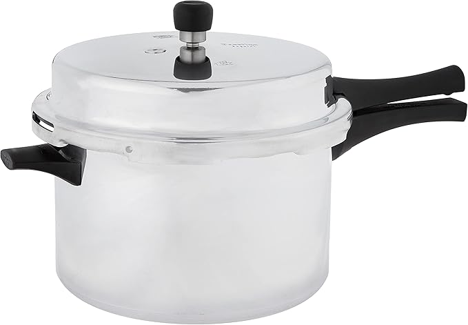Prestige Popular Aluminum Pressure Cooker, 8.5-Liter