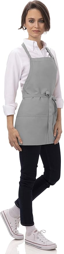 Chef Works Unisex Three Pocket Apron