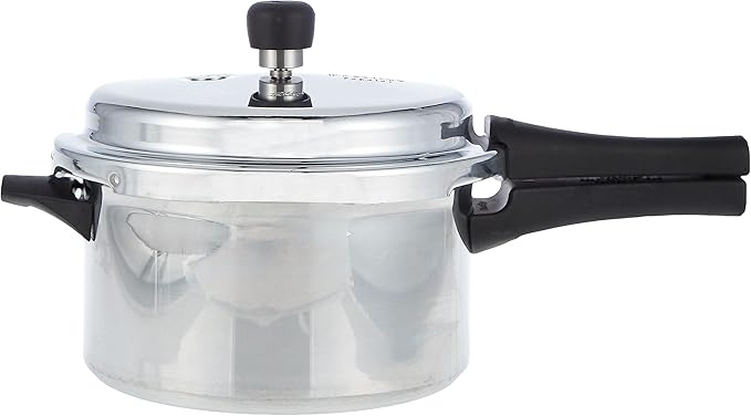 Prestige PRP4 Aluminum Pressure Cooker, 4 L, Silver
