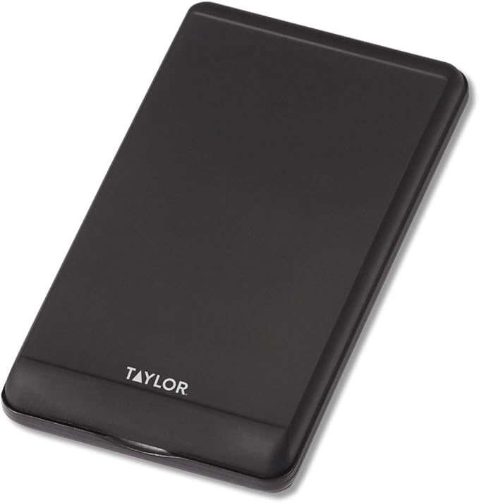 Taylor High-Precision Digital Portioning Scale with Cover, 16OZ/500G, Black