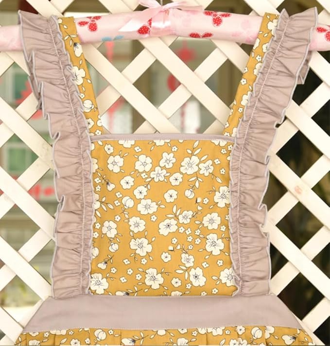 CRB Fashion Kids Cooking Baking Apron | Toddler, Little Girls, Cute Kitchen Chef Aprons