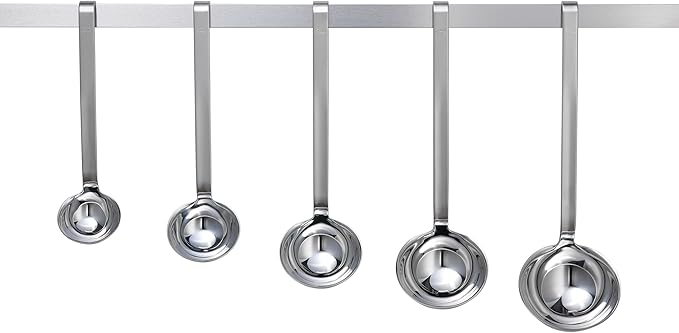 Rösle Stainless Steel Hooked Handle Ladle with Pouring Rim, 4.1-Ounce (10008)