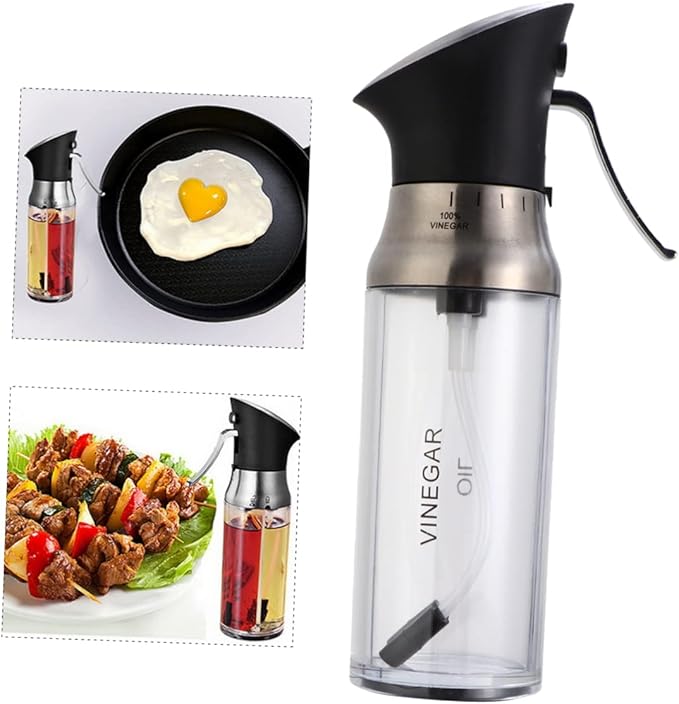 LIFKOME Oil Bottle Dispenser 200ml Sauce Sprayer Easy to Clean Dry Olive Oil Vinegar Sprayer