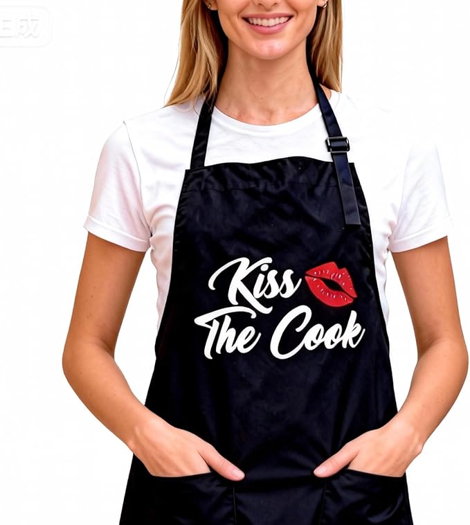 Funny Apron Adjustable Cooking Kitchen Chef Apron Funny Bib Aprons For Women Men