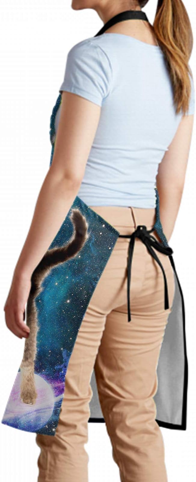 Funny Apron Polyester Grooming Aprons with Pocket for Cooking Kitchen Grilling Adults