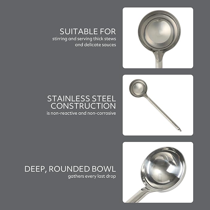 Sur La Table Kitchen Essential Steelhaus Stainless Steel Soup Ladle