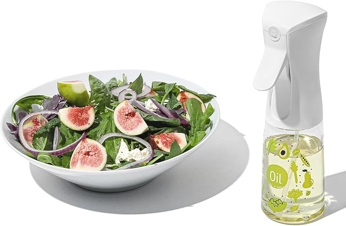 Mistifi oil spray PET bottle 200ml Upgraded Version.Fine Mist Spray Bottle for Air Fryer, Olive Oil, Avocado Oil, Healthy Nonstick Frying, Commercial & Home Kitchen Use (PS601　1Pc)