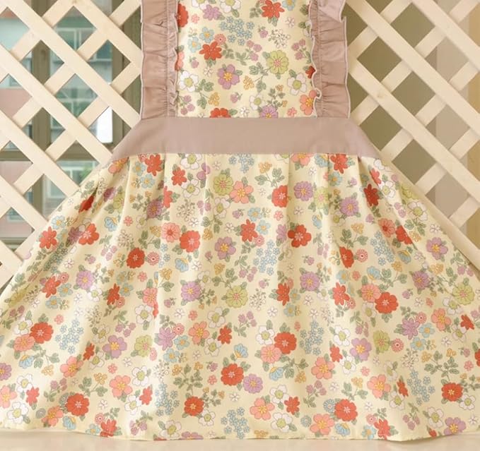 CRB Fashion Kids Cooking Baking Apron | Toddler, Little Girls, Cute Kitchen Chef Aprons