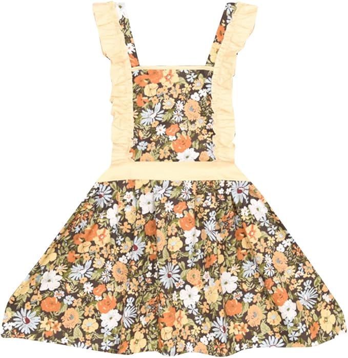CRB Fashion Kids Cooking Baking Apron | Toddler, Little Girls, Cute Kitchen Chef Aprons