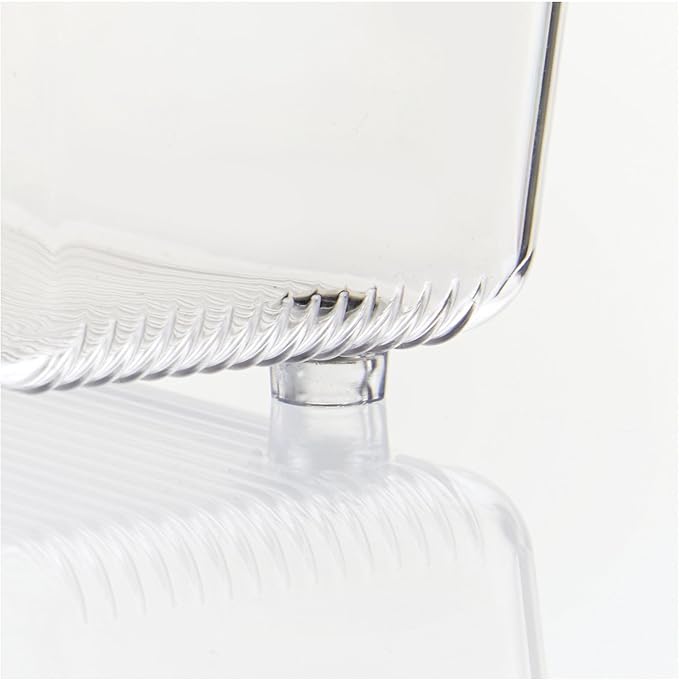 iDesign Recycled Plastic Drawer Organizer Bin –Linus Collection - Clear