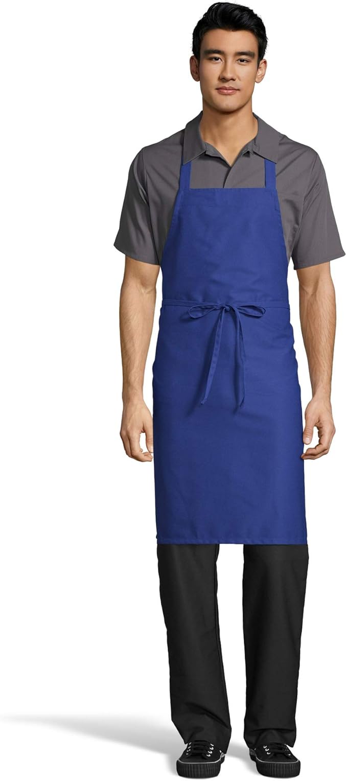 Uncommon Threads Unisex Classic Restaurant Bib Apron for Work Uniform