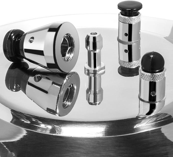 Barton 6.0 Quart Pressure Cooker Pot Release Valve Aluminum Canning Cooker Pressure Release Pot Stove Top Instant Fast Cooking Stovetop Pressure Canner Pot Gas Stoves, (5.67L)