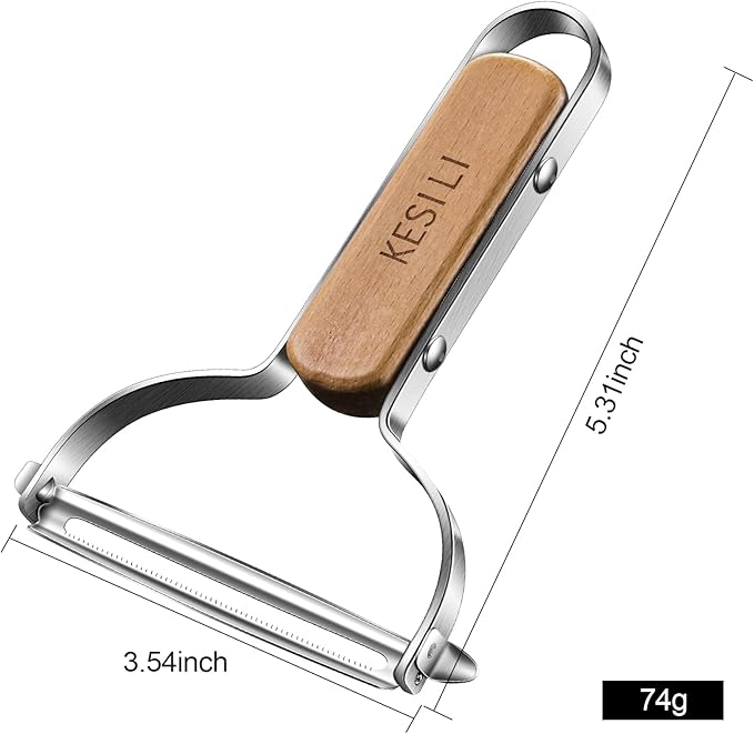 Cabbage Peeler for Kitchen，Ergonomic Non-Slip Handle, 3.54-inch Wide-Mouth Stainless Steel Blade and Sharp For Veggie, Fruit, Potato, Carrot, Apple Smooth Peeling
