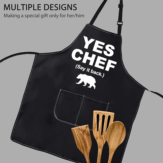 POFULL TV Show Inspired Apron Restaurant Gift Chef Cook Foodie Gift