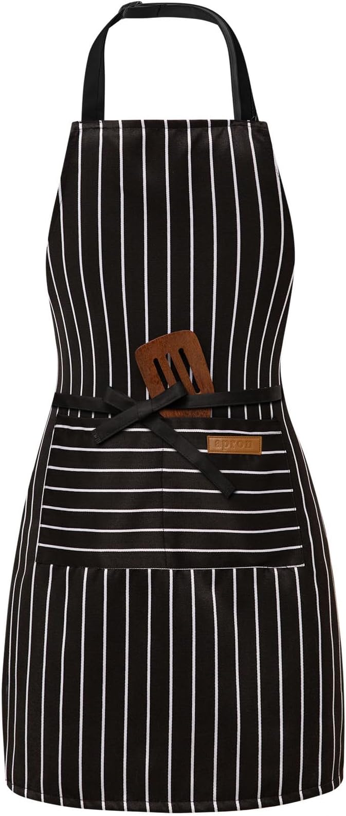 BeLuyi Adjustable Bib Apron with 2 Pockets Chef Cooking Kitchen Restaurant Aprons for Women Men