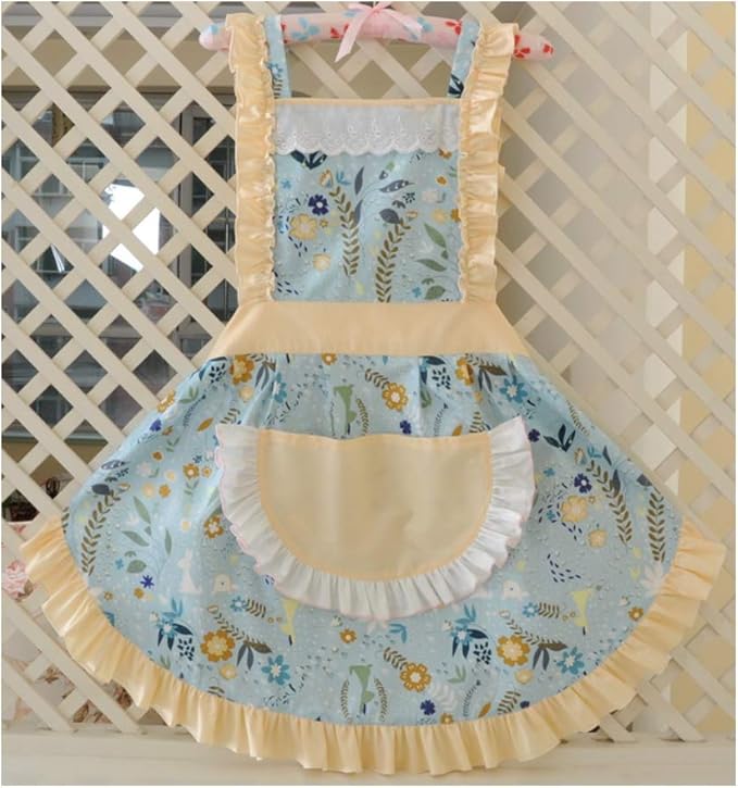 CRB Fashion Womens Cooking Baking Apron | Ladies, Woman, Kitchen Chef Aprons with Pocket