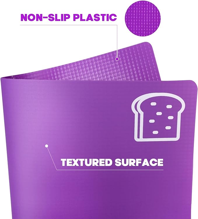 Goodluck 7 Pieces Flexible Cutting Boards, BPA Free Plastic Cutting Boards for Kitchen, Non Slip Cutting Mat for Meat and Vegetables