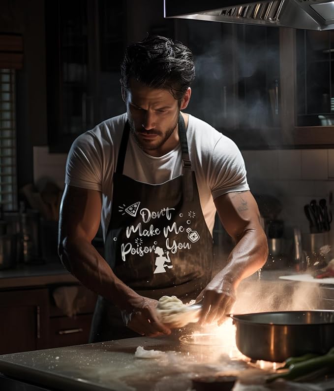 Funny Aprons for Women with Pockets for Baking Cooking,Cute Birthday Christmas Gifts for Mom Wife Friends Sister