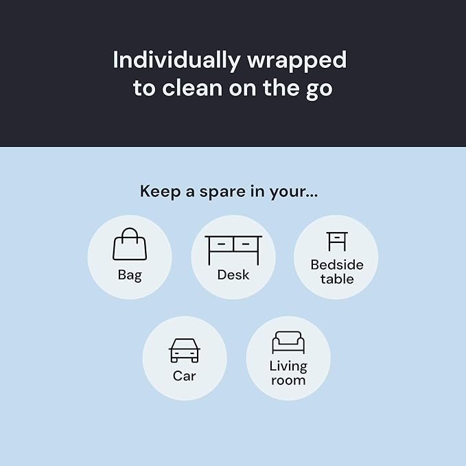 Elite Screens 13-Pack Oversized Microfiber Cleaning Cloth Set - 12-pc 6" x 7" & 1-pc 12" x 12" - Blue Smudge-Free Lens Cleaning Cloths for Eyeglasses - Reusable Microfiber Glasses Wipes