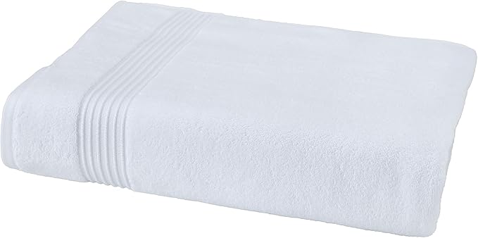 Milara Large Cotton Bath Sheet (35x70 Inches), Bath Sheets Extra Large Cotton, Oversized White Bath Towel, Ultra Soft, Thick & Highly Absorbent, Hotel Quality Spa Towels