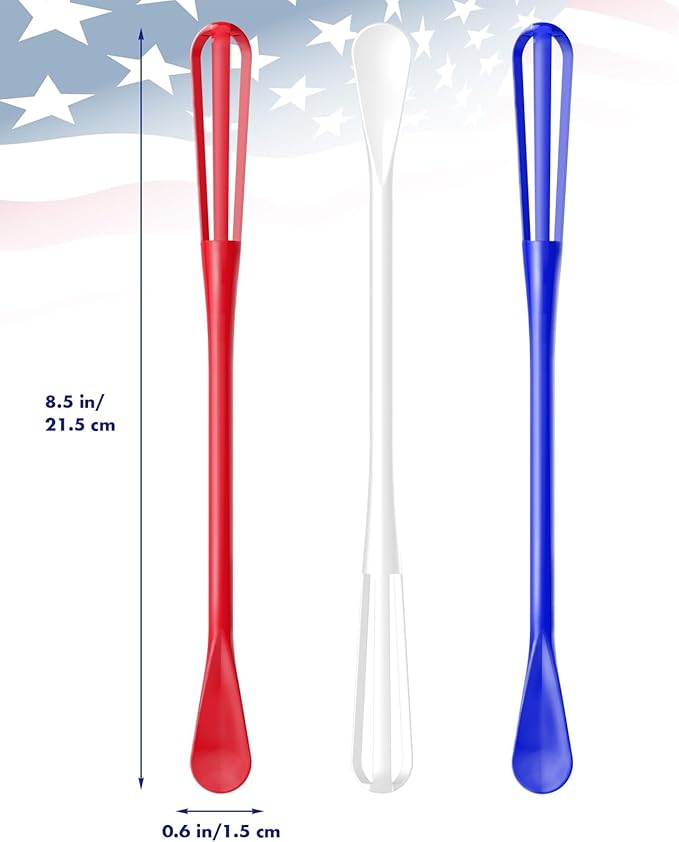 OYV American Colors Mini Whisk Set, 8.5 in Mini Whisks for Cooking, 3 Pieces Small Wisk For Whisking, Beating, Blending Ingredients, Mixing Sauces, BPA Free Tiny Whisk