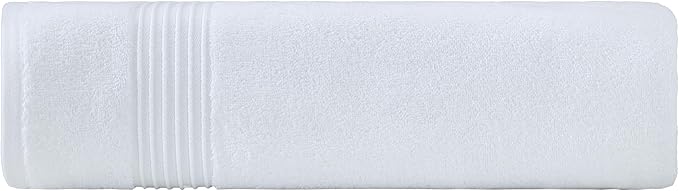 Milara Large Cotton Bath Sheet (35x70 Inches), Bath Sheets Extra Large Cotton, Oversized White Bath Towel, Ultra Soft, Thick & Highly Absorbent, Hotel Quality Spa Towels