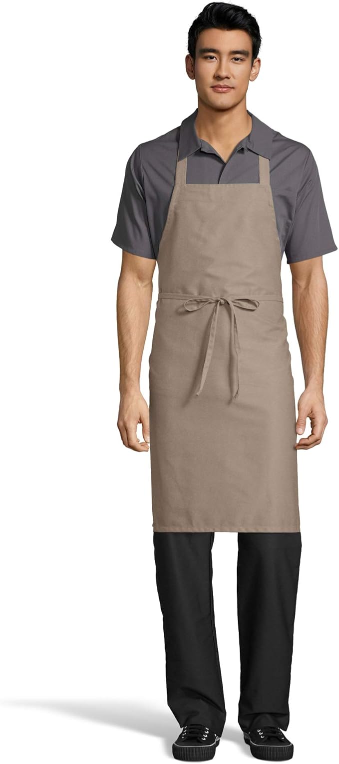 Uncommon Threads Unisex Classic Restaurant Bib Apron for Work Uniform