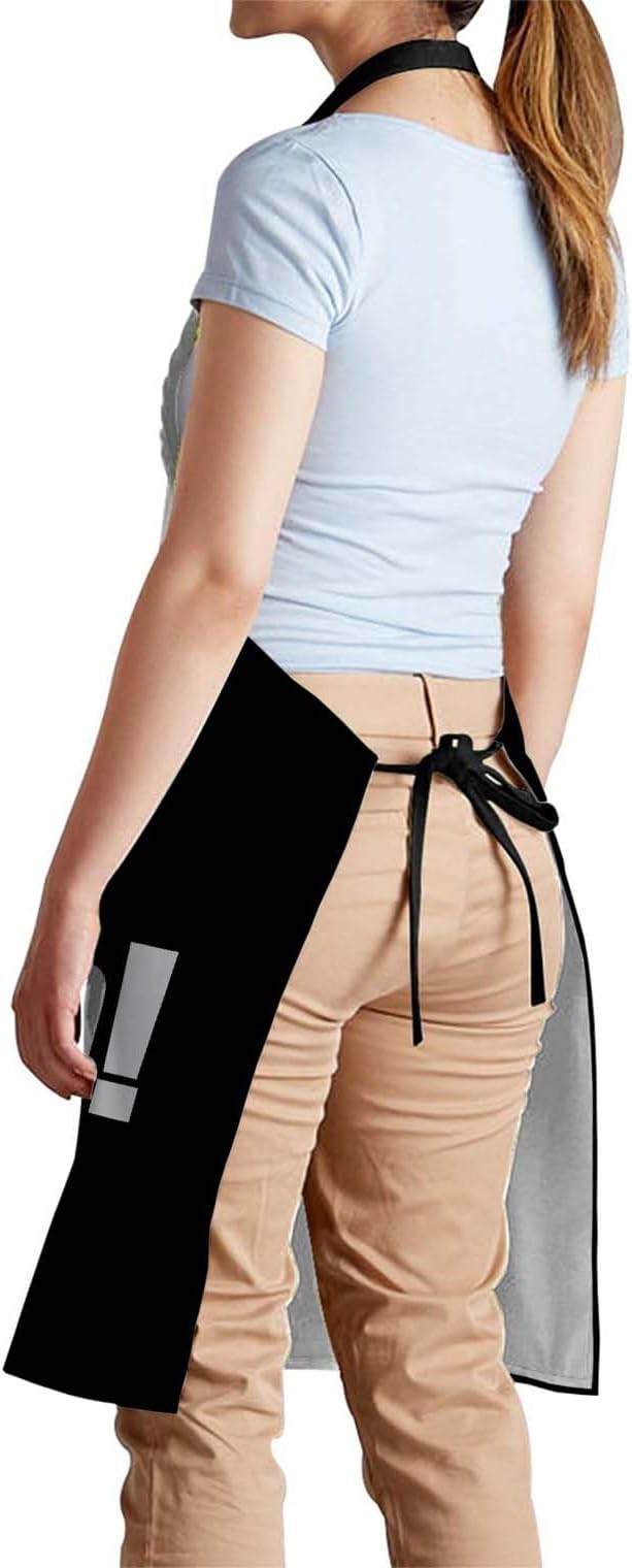 oFloral Get Outta My Kitchenl Apron,Adjustable Neck Bib Apron for Men Women,Suitable for Kitchen Cooking Waitress Chef Apron