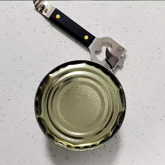 Bottle Opener - Manual Can Opener - Versatile 4-In-1 Can Opener for Kitchen Restaurants and Camping Trips (2)