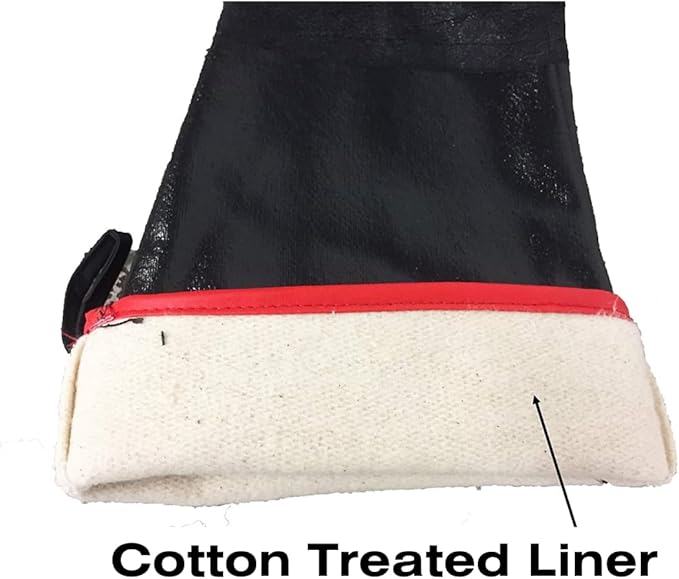 Oil Shield® 18" High Heat Neoprene Glove, Fryer Filtration, 450 Degree Temp Rating, Food Service Safety