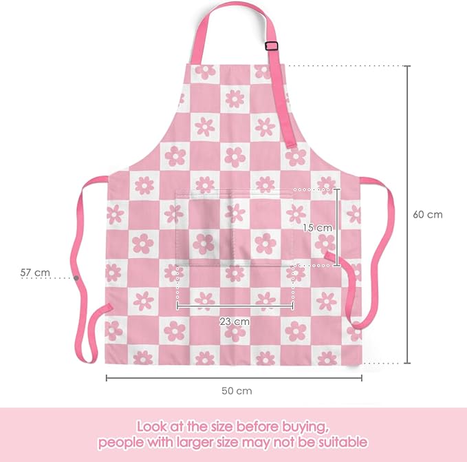 SANDJEST Kids Apron with Chefs Hat Set, Kitchen Apron Gifts