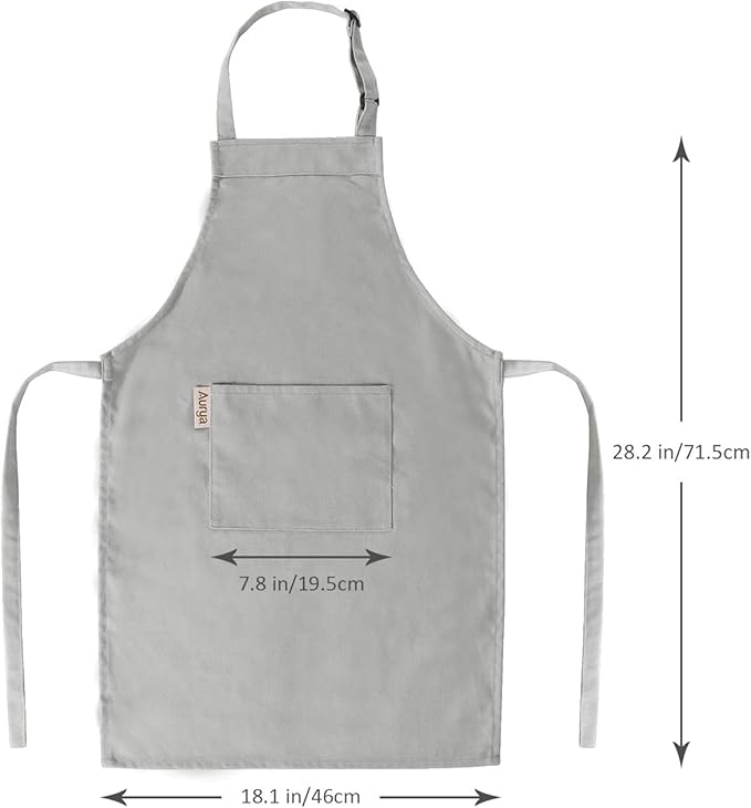 Adjustable Apron and Chef Hat Set for Cooking and Baking