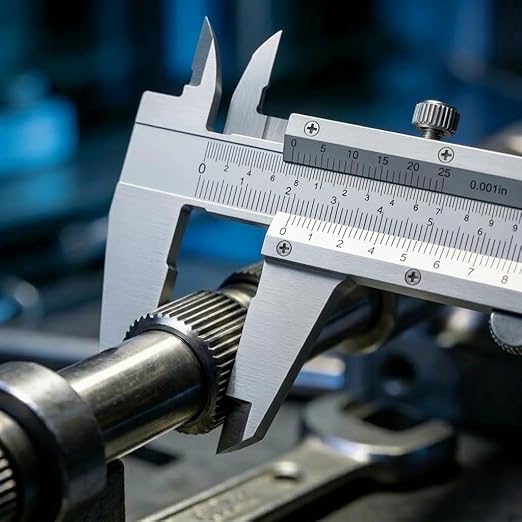 Vernier Caliper, 0-6inch/0-150mm Manual Micrometer, Stainless Steel Caliper,0.02mm/0.001" High Precision, Durable Slide Caliper Measuring Tool