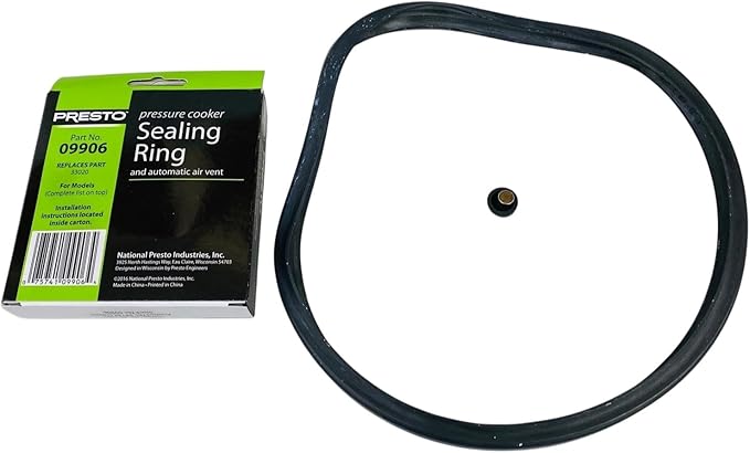 2 Pk, Presto Pressure Cooker Sealing Ring Gasket 09906