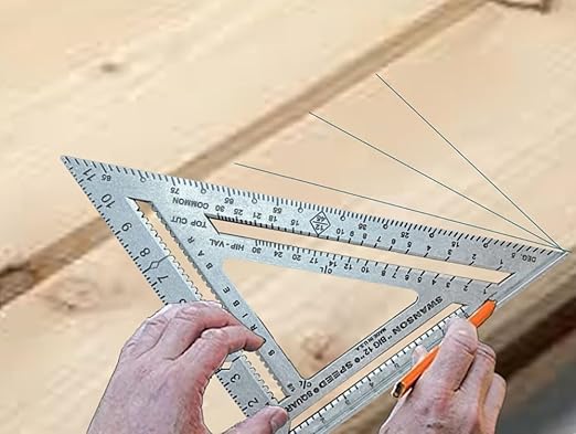 SWANSON Tool Co., Inc SW1201K Value Pack 7 inch Speed Square and Big 12 Speed Square (without layout bar) ships with Blue Book